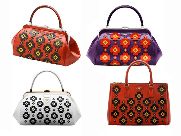 把优雅玩出俏皮感 Prada2012秋冬复古手袋