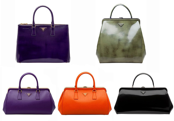 把优雅玩出俏皮感 Prada2012秋冬复古手袋