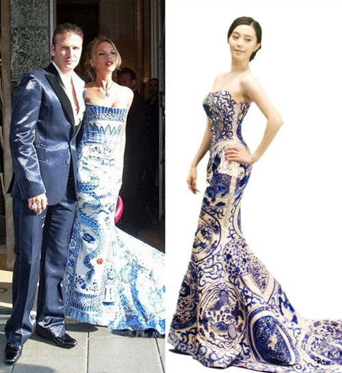 刘晓庆青花泡泡礼服再扮嫩 “中国风”惊艳盛典