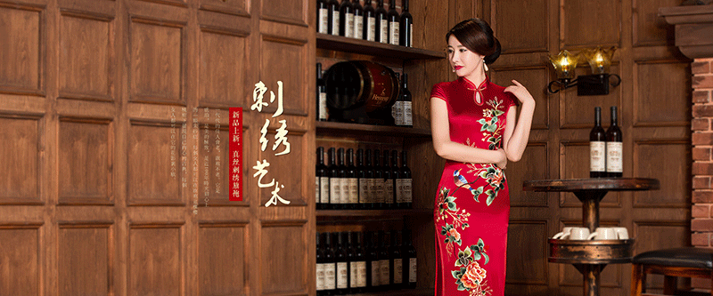 唯诗莱客服饰 唯诗莱客旗袍裙 唯诗莱客晚礼服