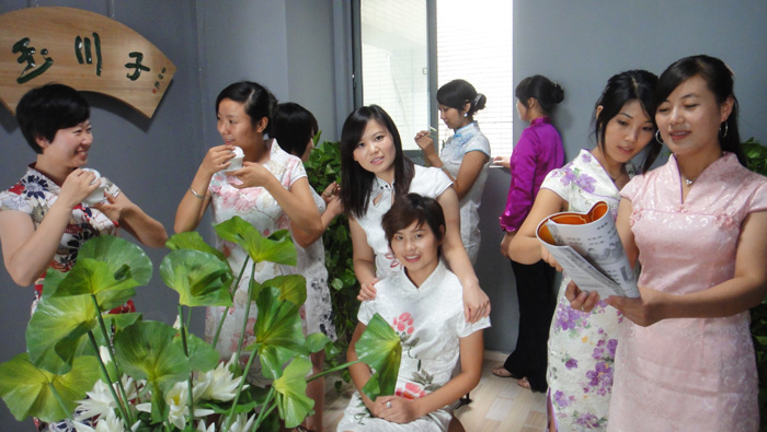 秀秀:每天都穿旗袍上课