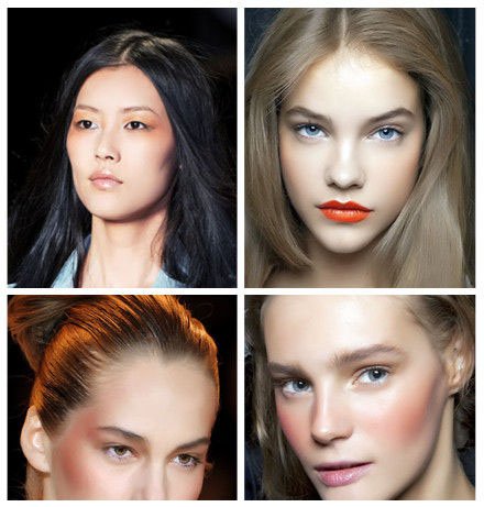 2011夏季最耀眼的砖红色妆容