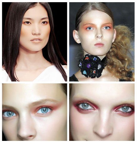 2011夏季最耀眼的砖红色妆容