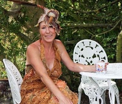 废品变华服 精美绝伦的茶包衣服