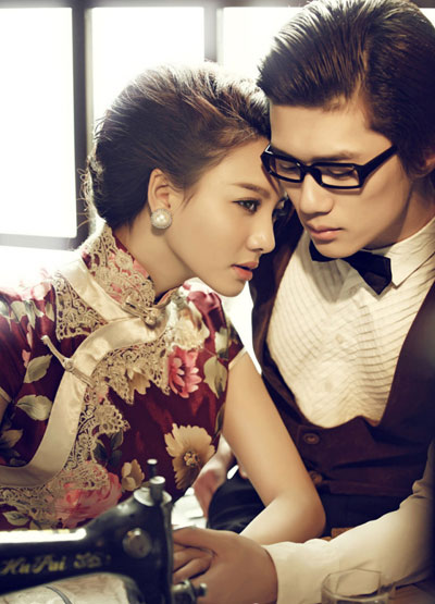 改良旗袍 吸气才能扣纽扣