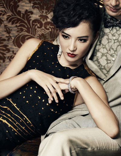 莫小棋 莫小棋大片复古美艳展诱惑