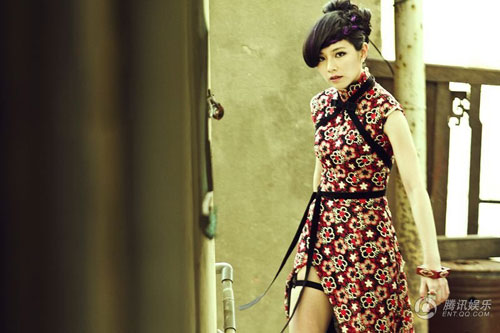 陈怡蓉主演的电视剧旗袍元素加身 变身打妹