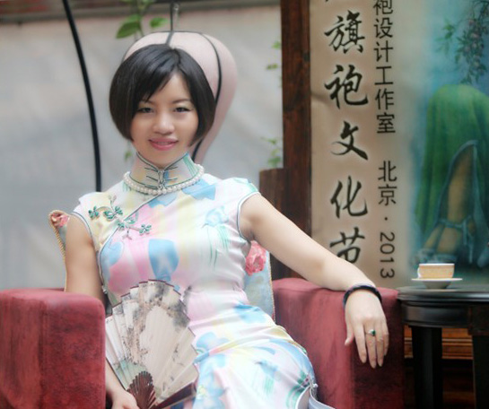 旗袍设计师喻双双和她的经典旗袍