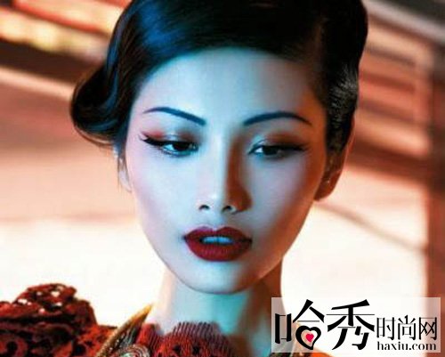 中国风古典妆容欣赏 散发东方典雅魅力