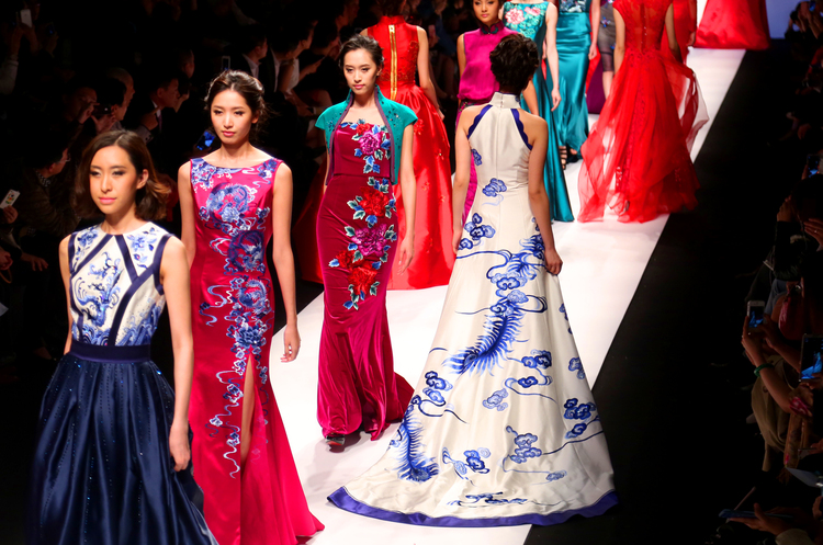 2014上海秋冬时装周 庄容的中国式美丽