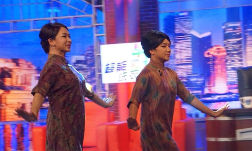 王祖蓝与金星穿同款旗袍 金星秀惊现“twins” 姐妹花