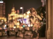 旗袍摄影:夜晚街拍