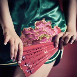 旗袍摄影：妩媚的中国旗袍